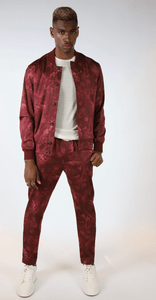 Charles Trouser- Burgundy City Floral - June79NYC