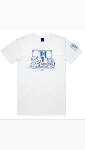 Iconic Crew tee in June Blue - June79NYC