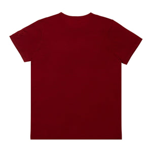Zach Dress T-Shirt - Bordeaux 100% Prima Wool - June79NYC