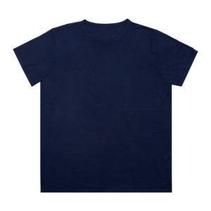 Zach Dress T-Shirt - Navy 100% Prima Wool - June79NYC